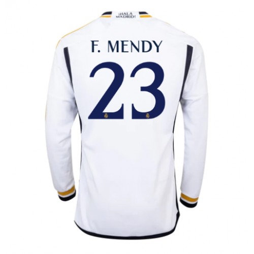 Real Madrid Ferland Mendy #23 Domaci Dres 2023-24 Dugi Rukav